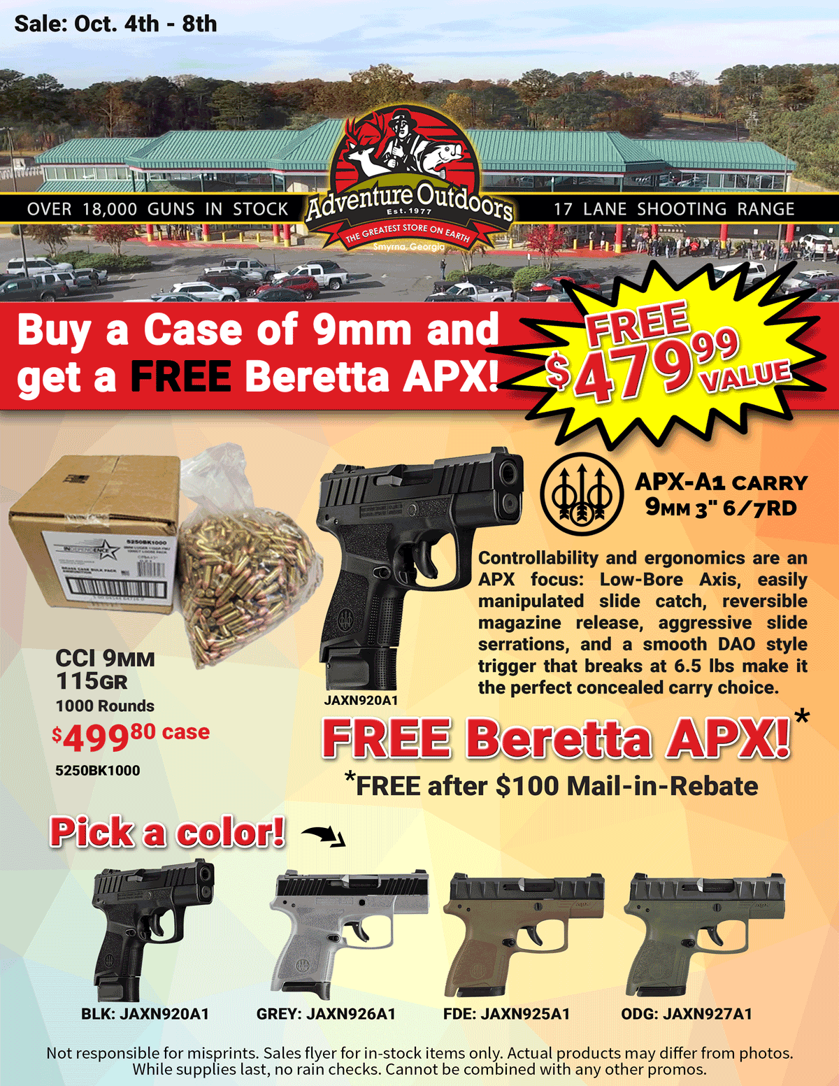 Buy the Ammo get the Guns FREE!
