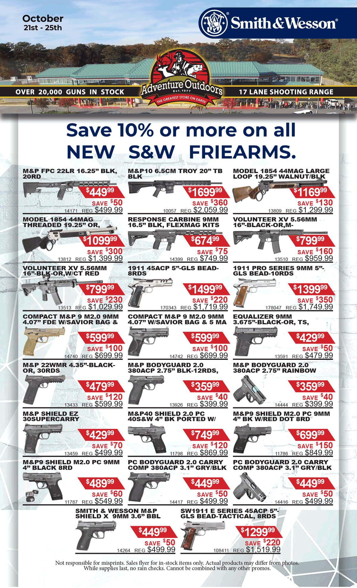 S&W Oct 2025
