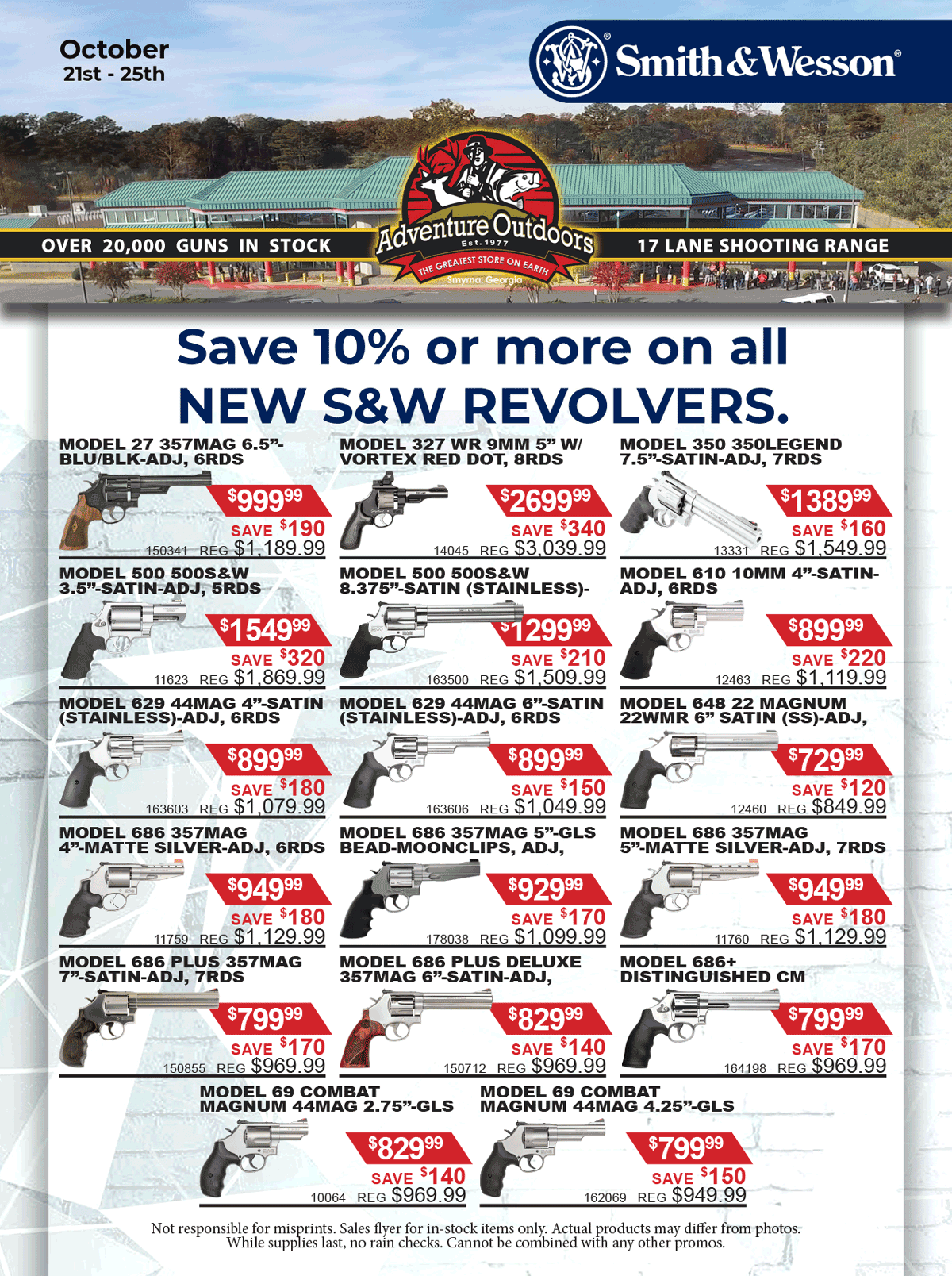 S&W Oct 2025
