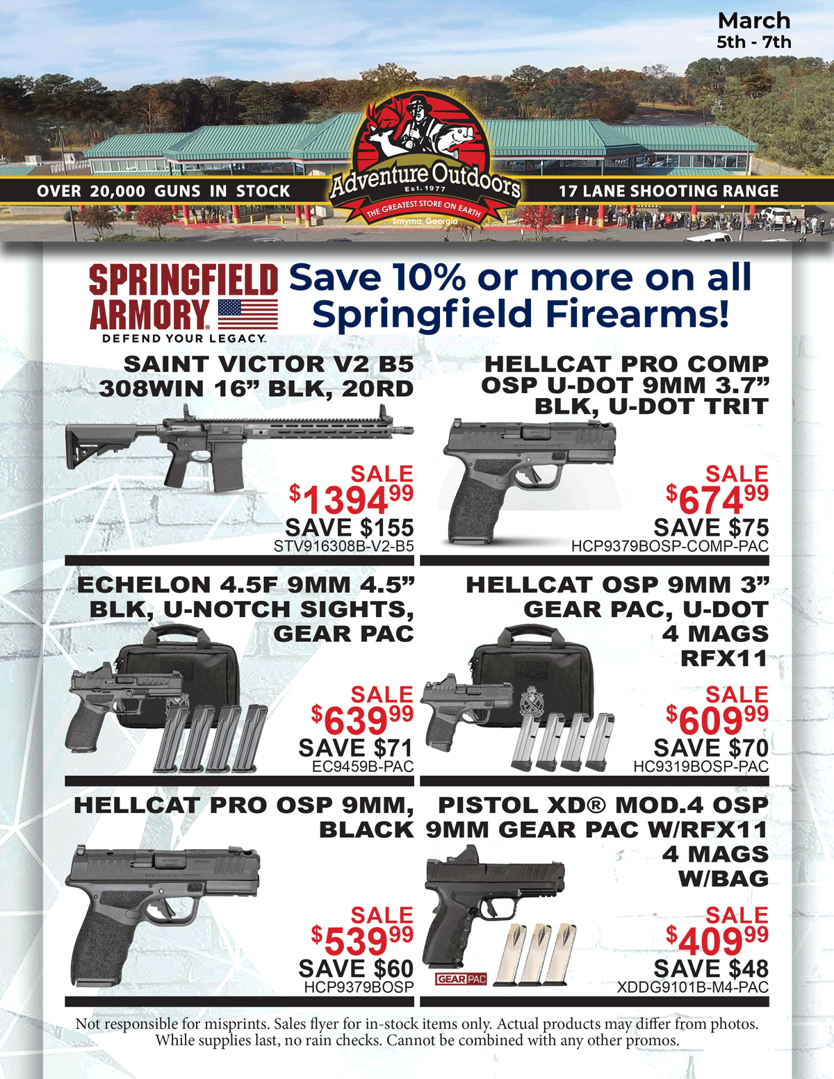 Springfield March 2026