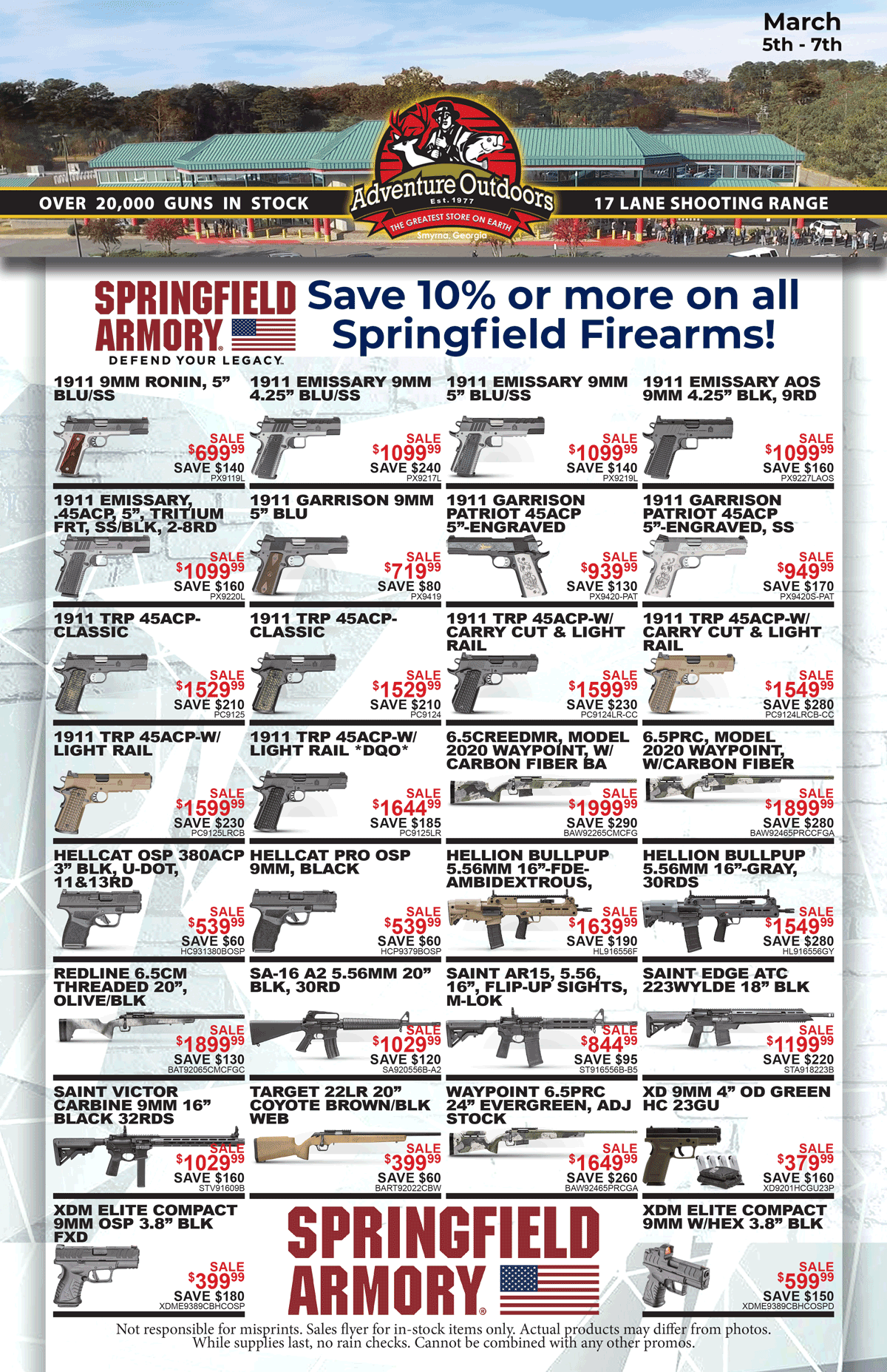 Springfield March 2026